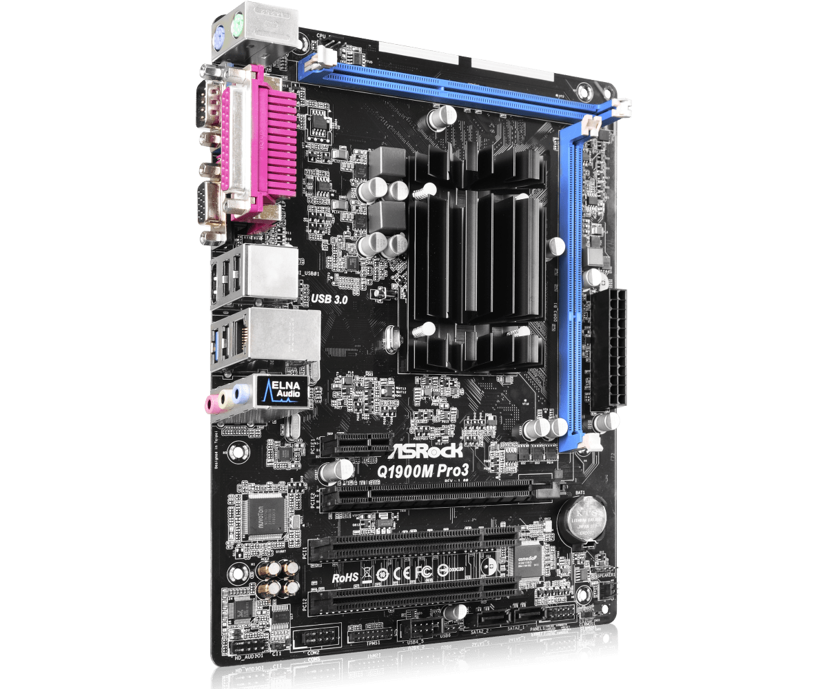 Asrock q1900m pro3 нет изображения